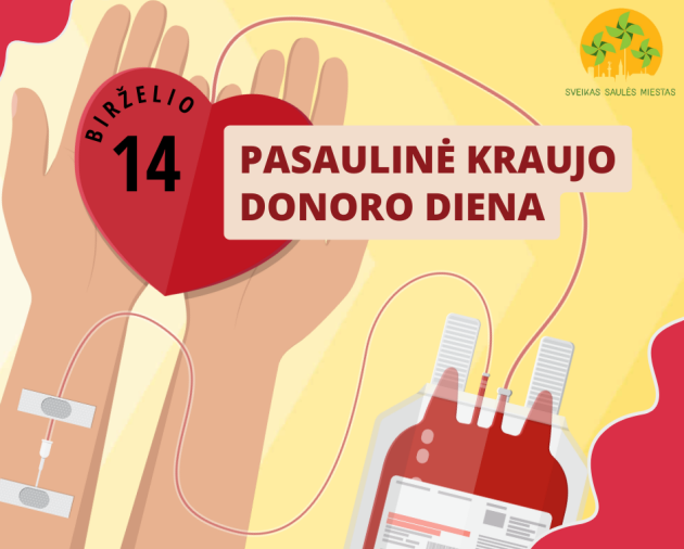 Birželio 14 d. Pasaulinė kraujo donorų diena