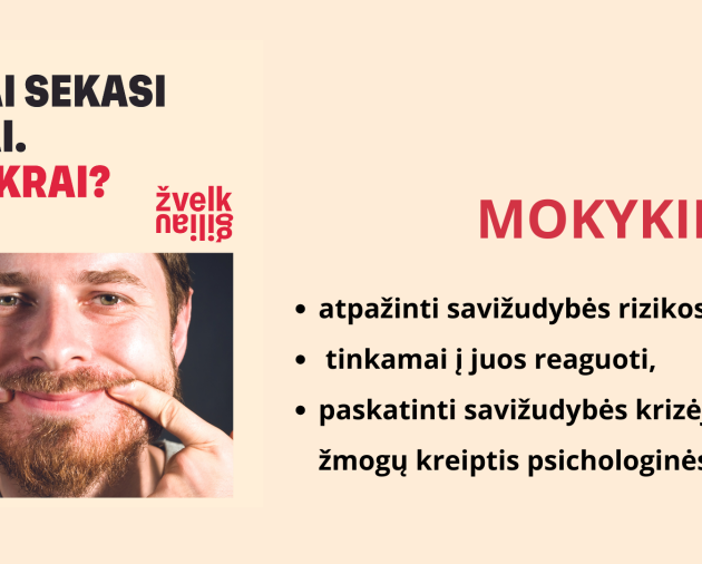 Baziniai savižudybių prevencijos mokymai