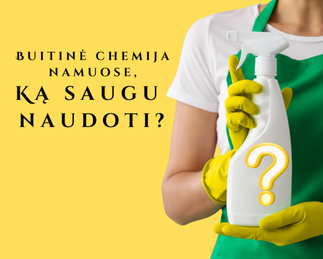 Buitinė chemija namuose, ką saugu naudoti?