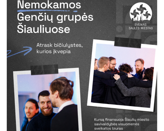 Vyrų emocinės paramos grupės „Gentis“ susitikimas (Projektas „Sveikas, mažyli!)   