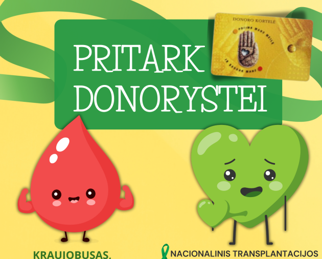 Akcija: ,,Pritark donorystei"