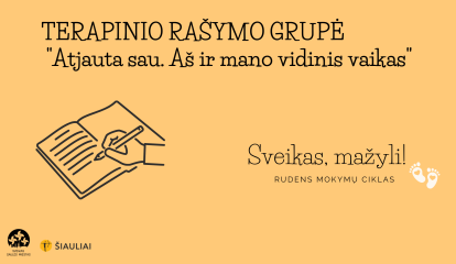 Terapinio rašymo grupės užsiėmimas